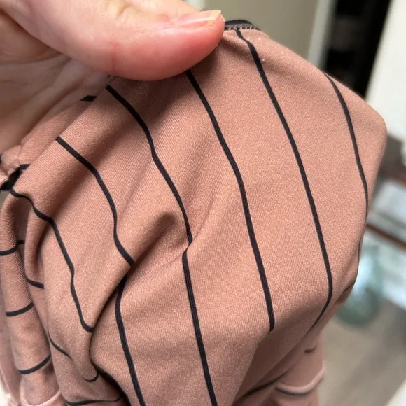 ACACIA swimwear Hina Small Black Brown Striped one piece reversible full bikini - Picture 8 of 8